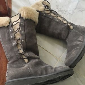 UGG Boots Tall Grey Size 8